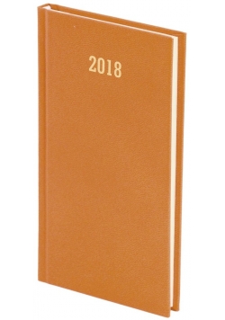 Kalendarz 2018 A6 tygodniowy Albit pomarańczowy