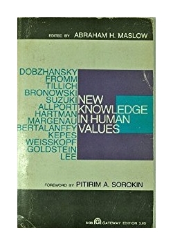New Knowledge in human values