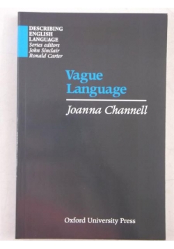 Vague Language