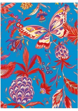 Karnet B6 z kopertą Pineapple Paisley