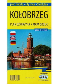 Kołobrzeg plan Dźwirzyna mapa okolic