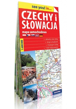 Czechy i Słowacja Mapa samochodowa 1:600 000