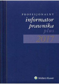 Profesjonalny Informator Prawnika Plus 2017 B5 granatowy