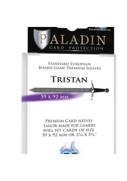 Koszulki na karty Tristan Premium Standard European (59x92), 55 sztuk