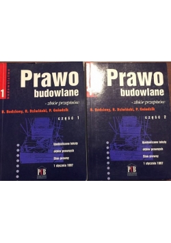Prawo budowlane, zbiór przepisów część I-II