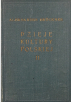 Dzieje Kultury Polskiej II, 1930r.