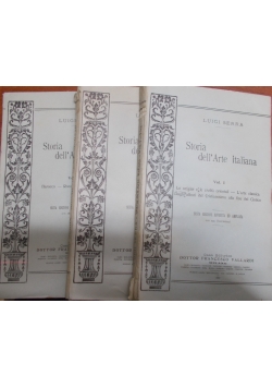 Storia dell' Arte Italiana, tom 1 - 3