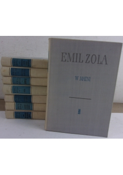 Emil Zola, zestaw 8 książek