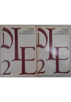 Dzieje literatur europejskich Tom II cz. 1-2