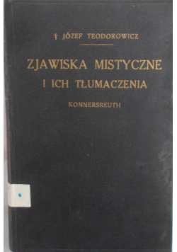 Zjawiska mistyczne i ich tłumaczenia, 1933 r.,