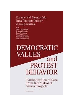 Democratic Values and protest behavior