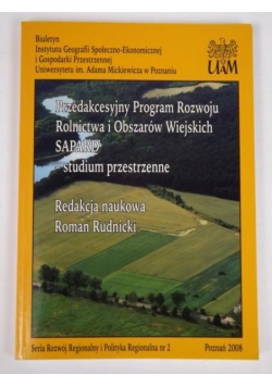 Przedakcesyjny Program Rozwoju Rolnictwa i Obszarów Wiejskich SAPARD