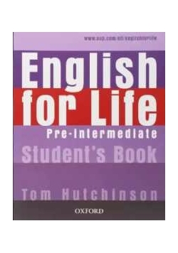 English for Life Pre-Intermediate Student Book+CD