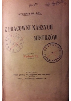 Z pracowni naszych mistrzów , 1897 r.
