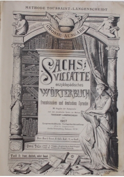 Sachs-villatte enzyklopädisches wörterbuch ,1907r.