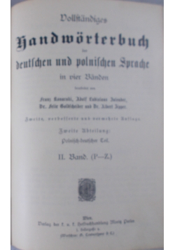 Handworterbuch