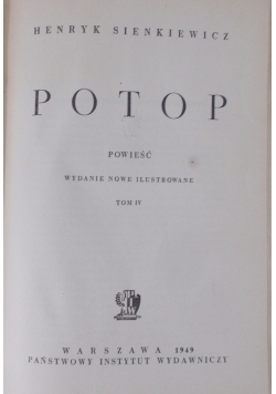 Potop, tom I, 1949 r.