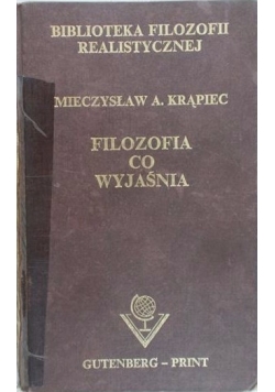 Filozofia co wyjaśnia?