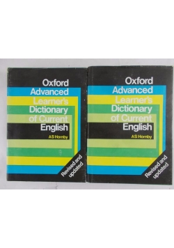 Oxford Advanced Learner's Dictionary of Current English, 2 tomy.