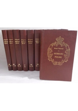 Herbarz Polski, Tom I-X, reprint z 1839-1849(brak tomu 9)