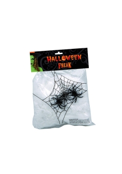 Pajęczyna z pająkami Halloween
