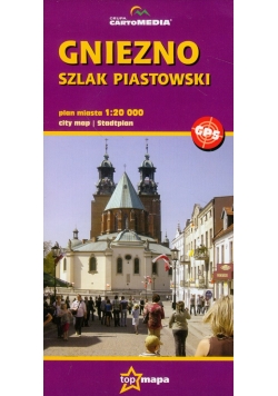 Gniezno Szlak Piastowski plan miasta