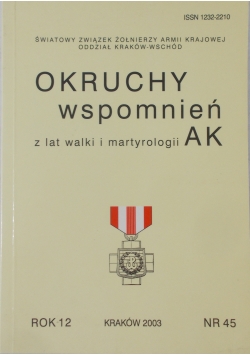 Okruchy wspomnień z lat walki i martyrologii  Ak