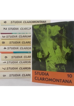 Studia claromontana, tom 1-10