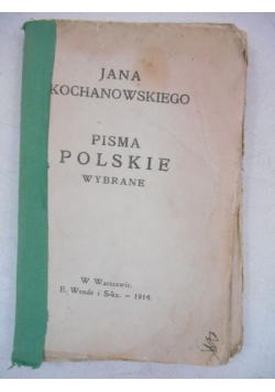 Pisma polskie wybrane, 1914 r.