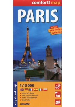Paris plan miasta 1:15 000
