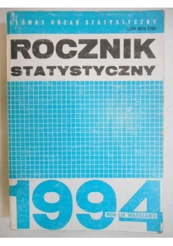 Rocznik statystyczny 1994