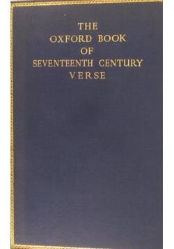 The oxford book of seventeenth century verse