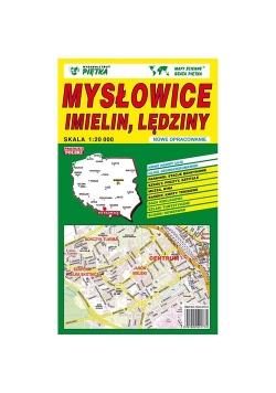 Mysłowice Imielin Lędzin mapa 1:20 000