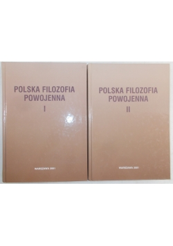 Polska filozofia powojenna - 2 tomy