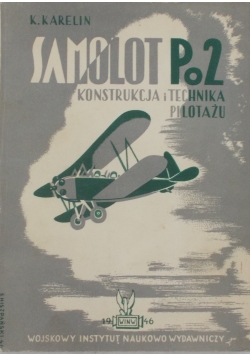 Samolot Po-2 Konstrukcja i technika pilotażu, 1946 r.