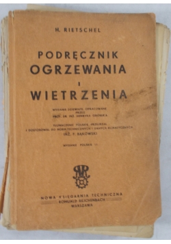 Podręcznik ogrzewania i wietrzenia, 1948 r.