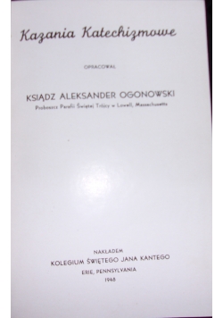 Kazania Katechizmowe