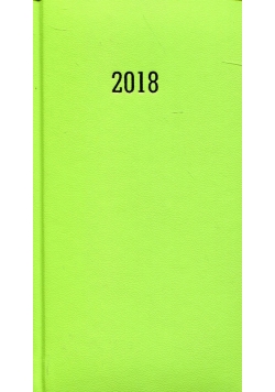 Kalendarz 2018 A6 tygodniowy Albit seledynowy