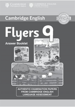 Cambridge English Flyers 9 Answer booklet