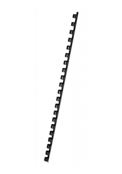 Plastikowe grzbiety do bindowania A4, 8mm 100 sztuk, czarne
