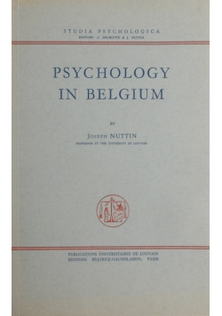 Psychology in Belgium
