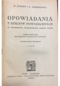 Opowiadania z dziejów powszechnych