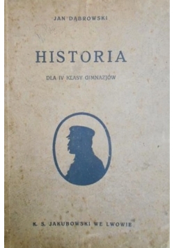 Historia dla IV klasy gimnazjów, 1937 r.