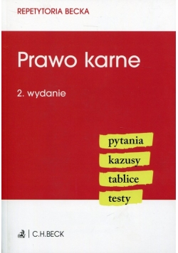 Prawo karne Repetytoria Becka