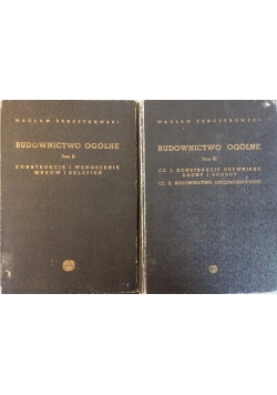 Budownictwo ogólne, Tom II-III