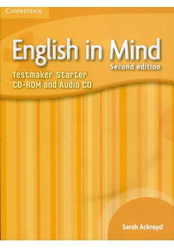 English in Mind Starter Level Testmaker CD-ROM and Audio CD