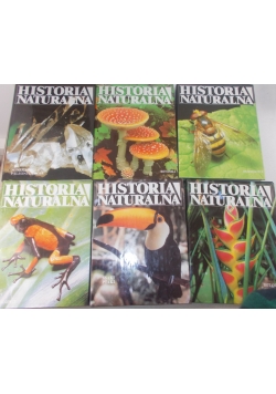 Historia naturalna - zestaw 6 książek