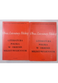 Literatura Polska w okresie międzywojennym, Tom I-II