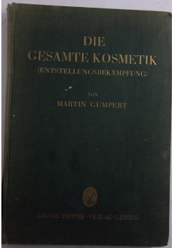 Die Gesamte Kosmetik, 1932r.