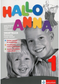 Hallo Anna 1 Smartbuch Rozszerzony zeszyt ćwiczeń z płytą CD